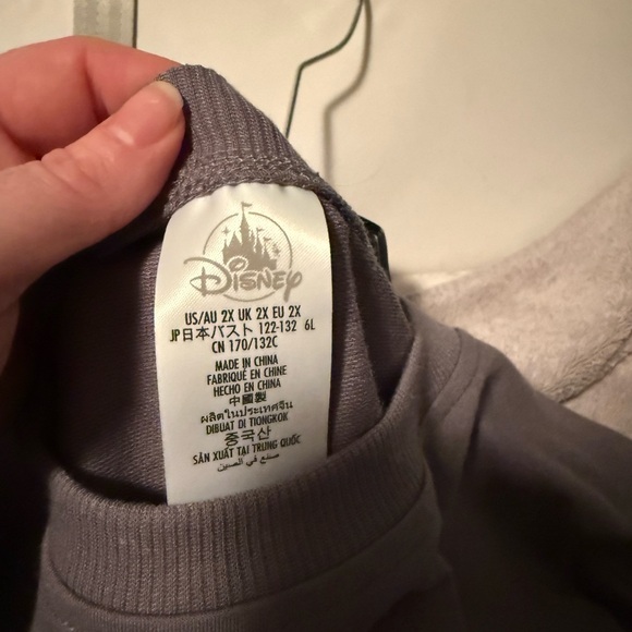 Disney Shirt - Purplish Gray with Pink Castle Design - Picture 4 of 4